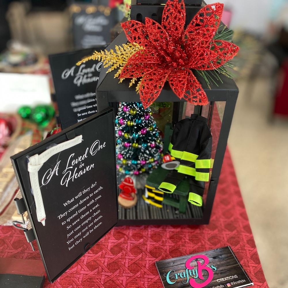 Loved one in Heaven Lantern - Firefighter.